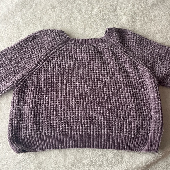 Women's Purple Knit Sweater - Picture 2 of 2